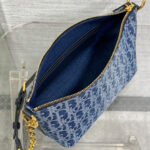 Christian Dior Diorstar Hobo Bag with Chain Blue